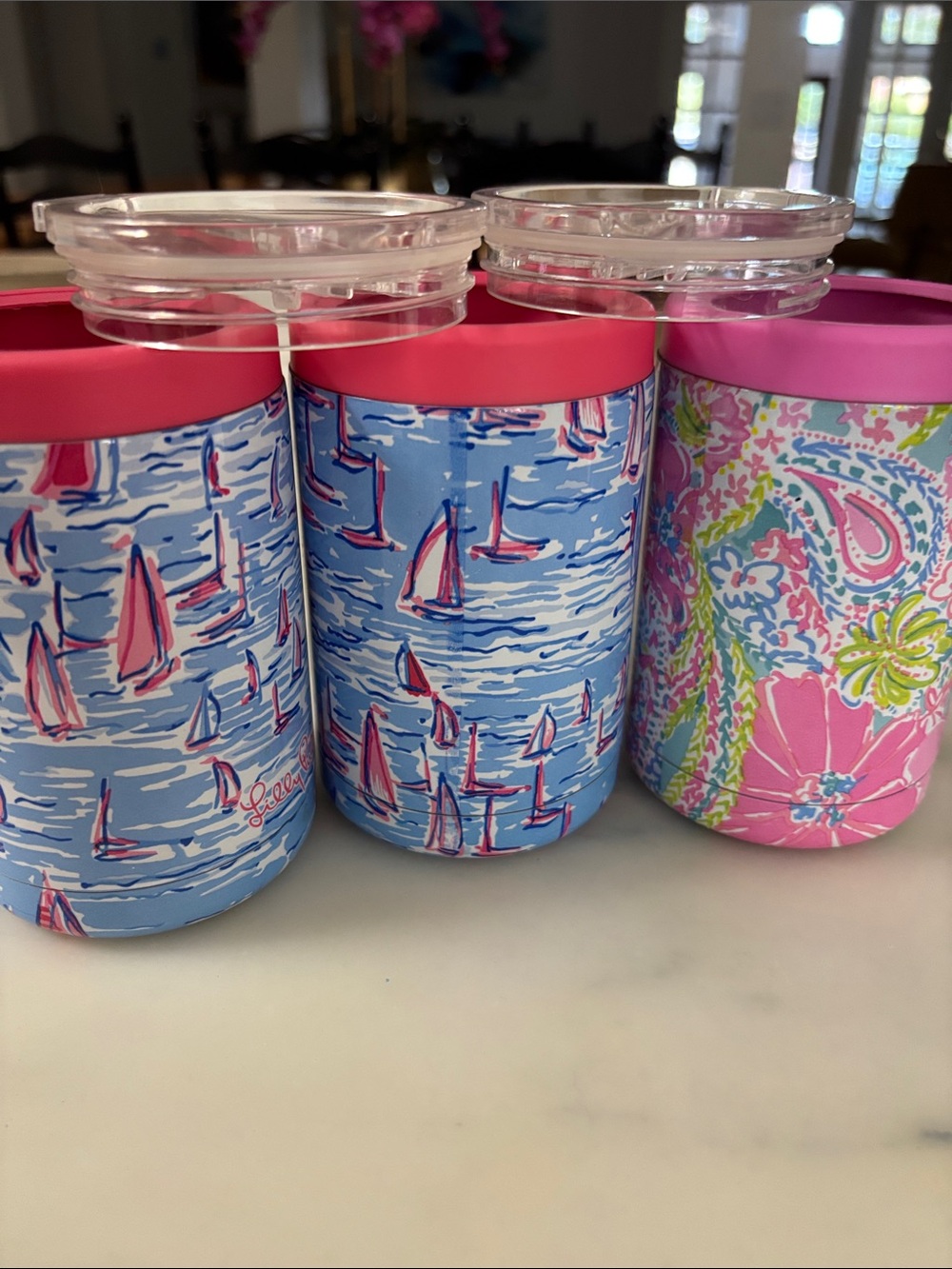 Lilly Pulitzer Insulated Can Coolers Tumblers Cups